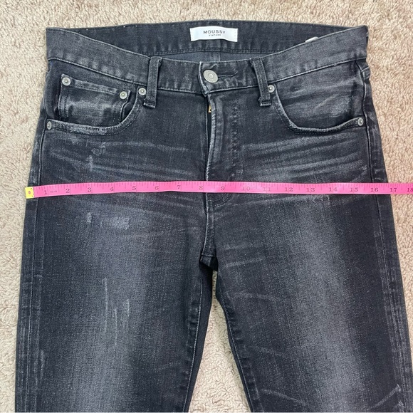 Moussy Vintage Velma Comfort Stretch Distressed Mid-Rise Ankle Jeans Size 27 - Picture 13 of 16